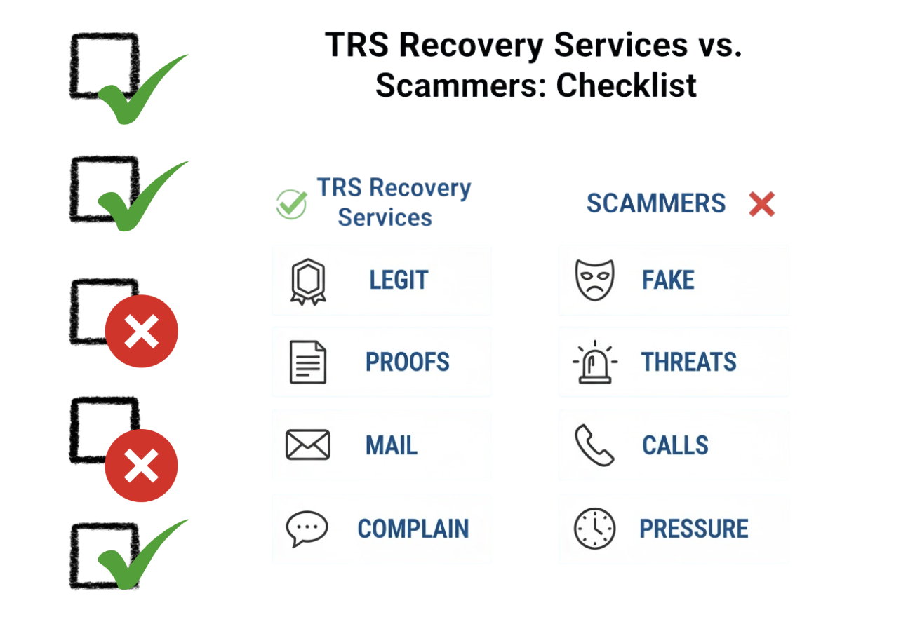TRS Recovery Services vs. Scam Collectors