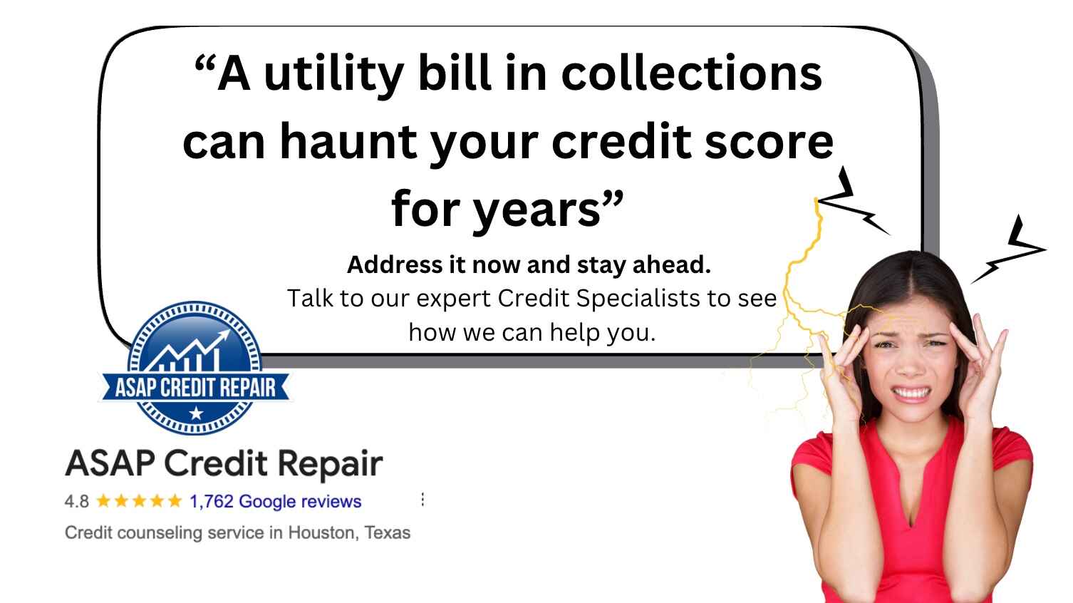 utility bill in collections