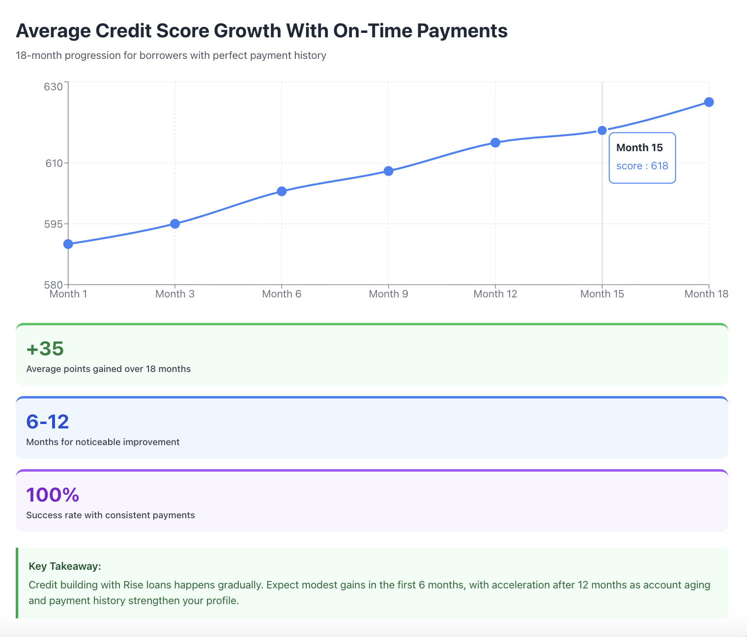 rise loans positive credit score impact 