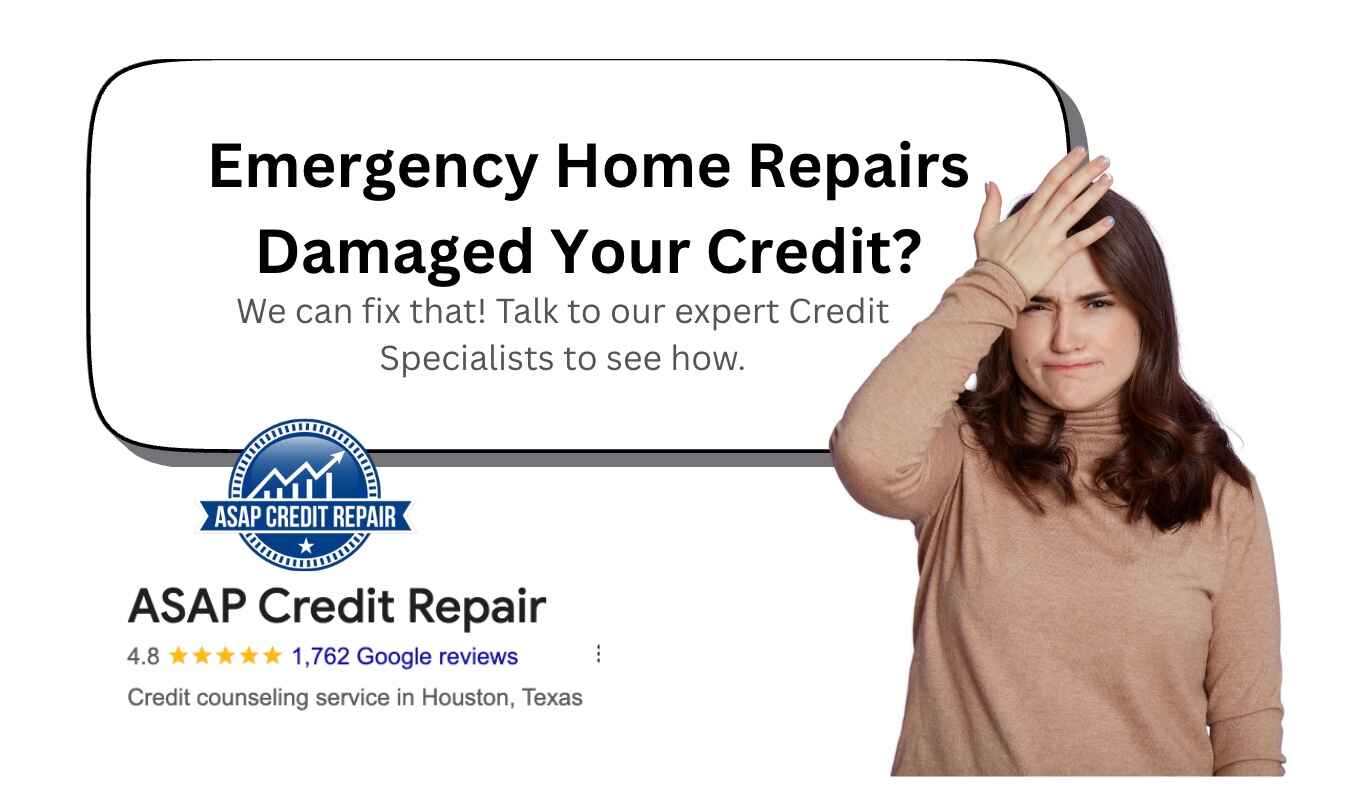 emergency home repairs damage credit