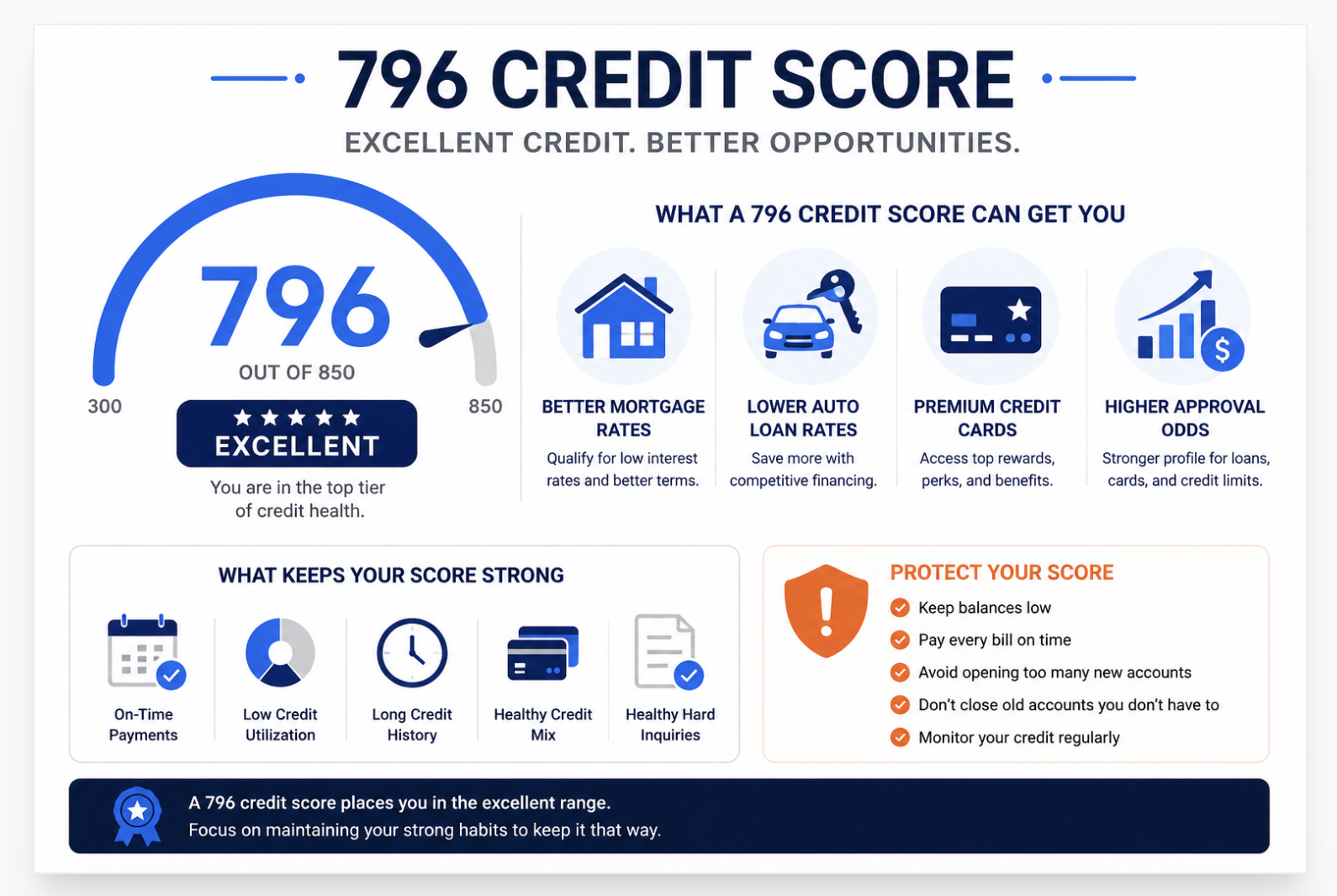796 Credit score