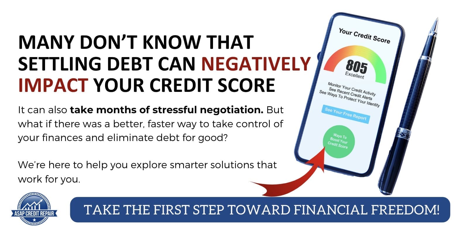 cons of debt settlement