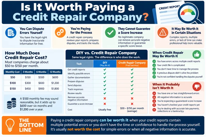 Is It Worth Paying a Credit Repair Company