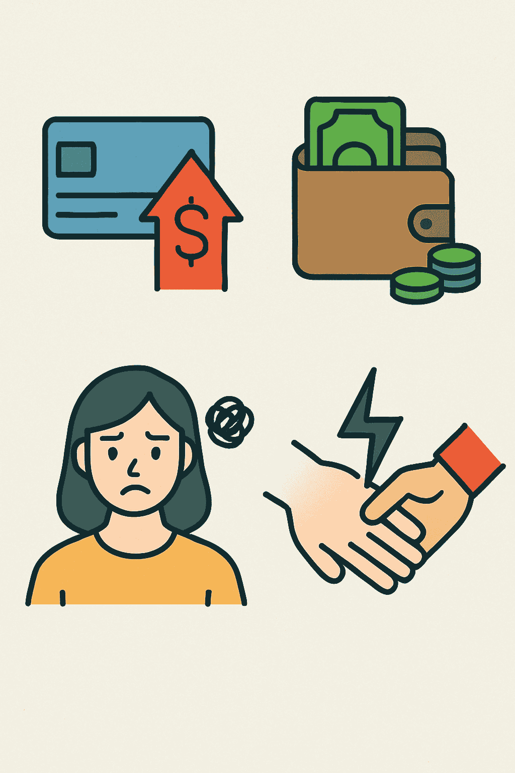 not managing your debt wisely
