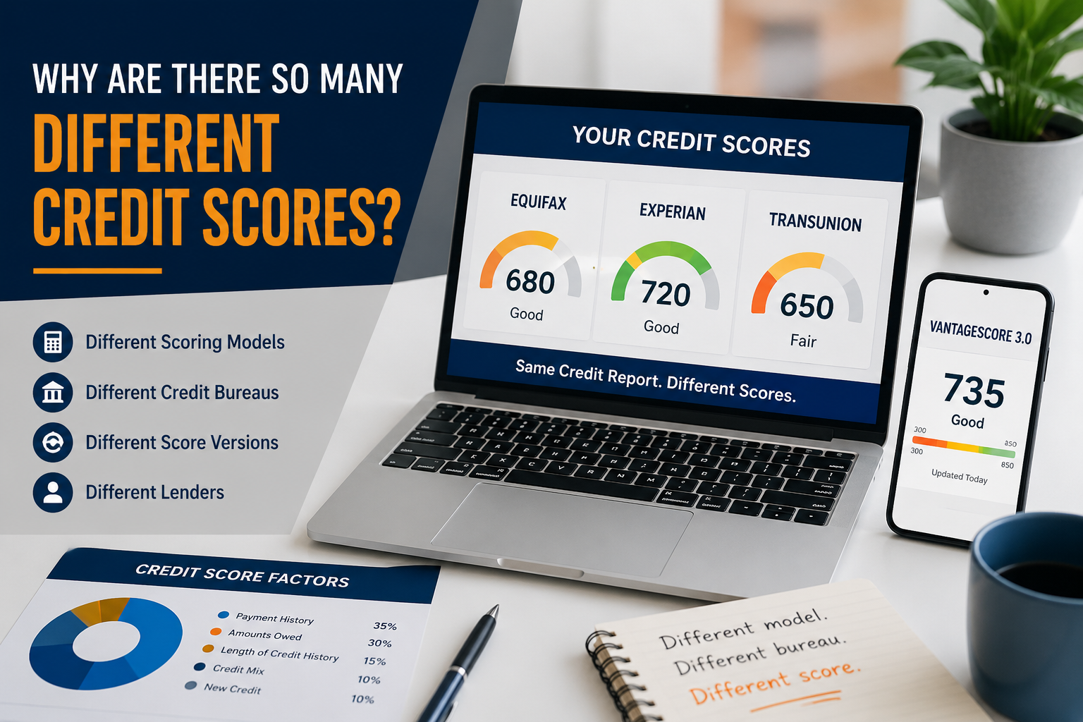 why are there so many different credit scores