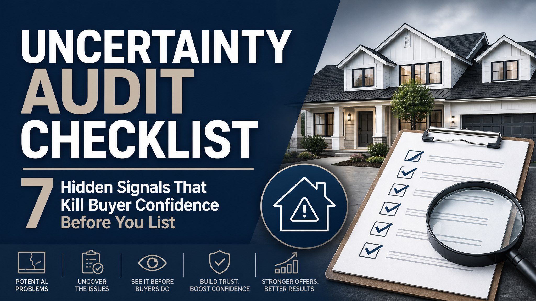 Download the Uncertainty Audit Checklist — 7 Hidden Signals That Kill Buyer Confidence Before You List