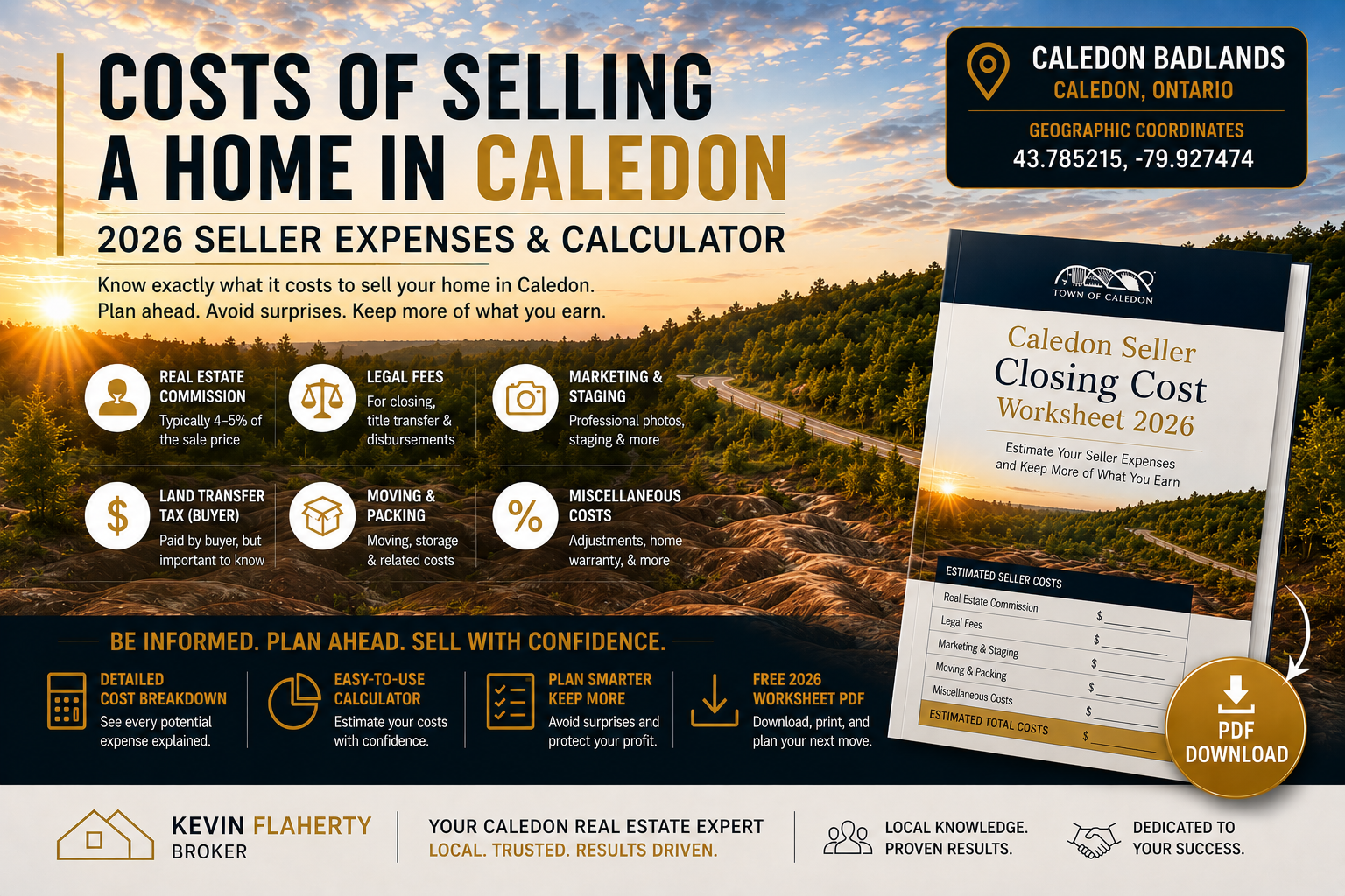 Caledon Seller Closing Cost Worksheet 2026
