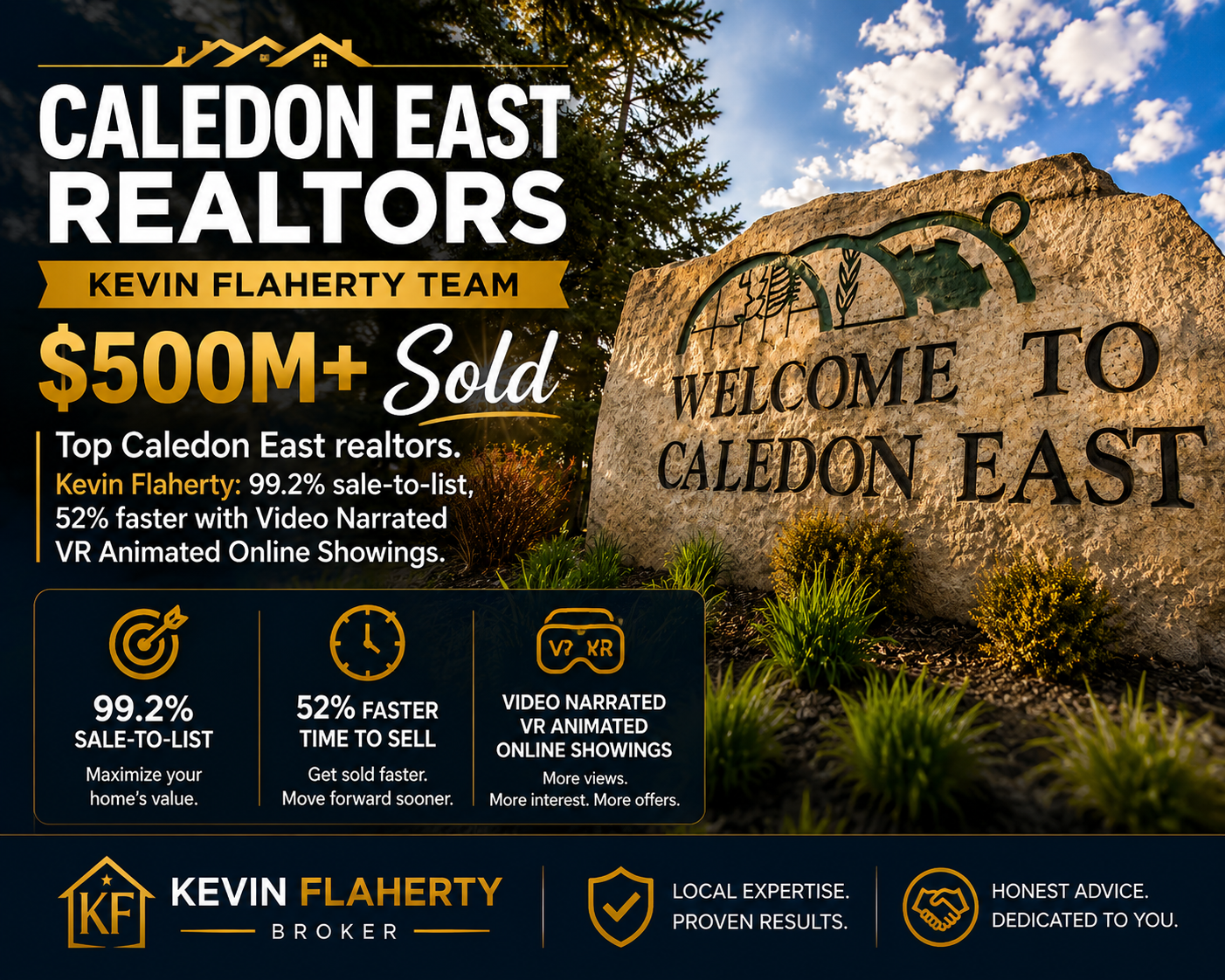 Caledon East real estate — community view photographed at 43.863002°N 79.856791°W, Caledon East, Ontario, Canada