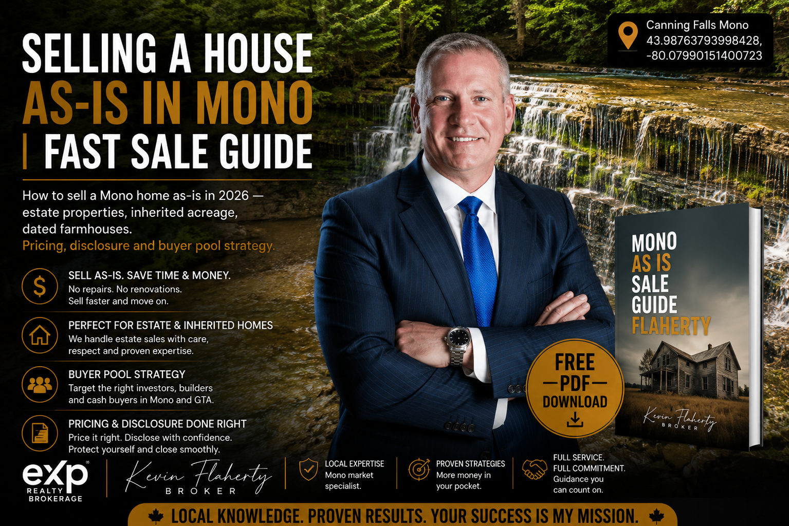 Hidden geo image for selling a house as-is in Mono at 43.98763793998428°N -80.07990151400723°W