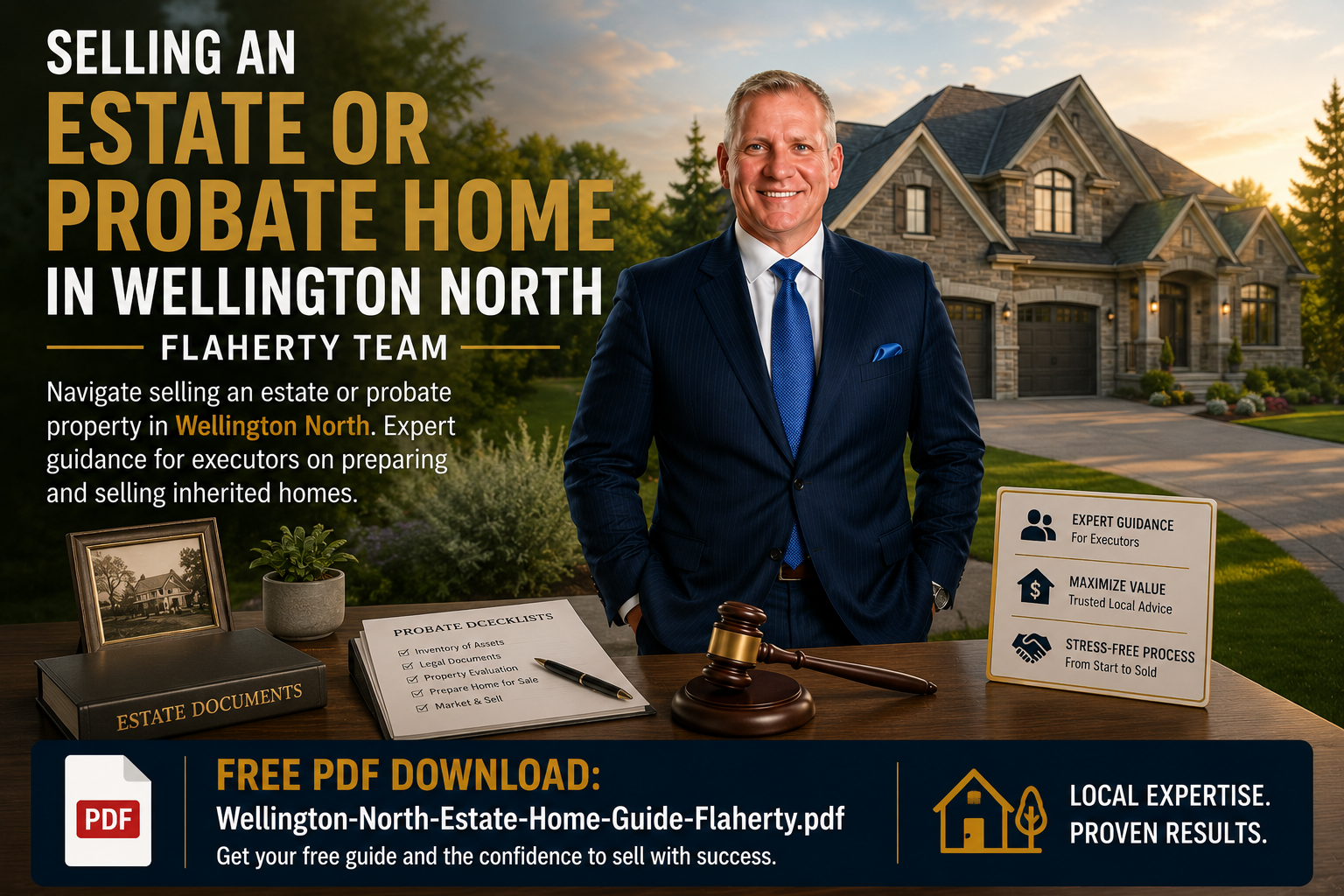 Wellington North real estate — selling an estate home, photographed at 43.920307°N -80.585860°W
