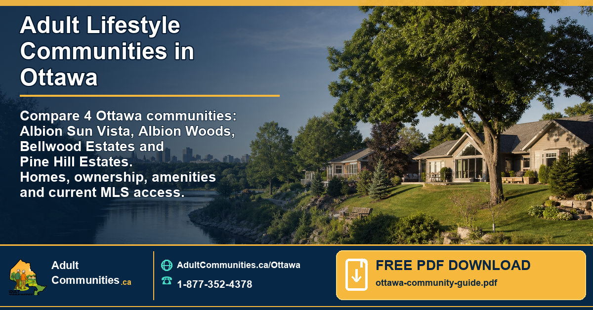Download the Ottawa guide comparing Albion Sun Vista, Albion Woods, Bellwood Estates and Pine Hill Estates
