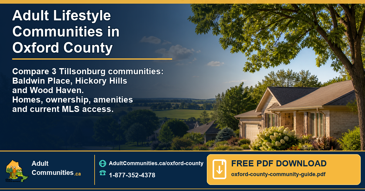Download the Oxford County guide comparing Baldwin Place, Hickory Hills and Wood Haven
