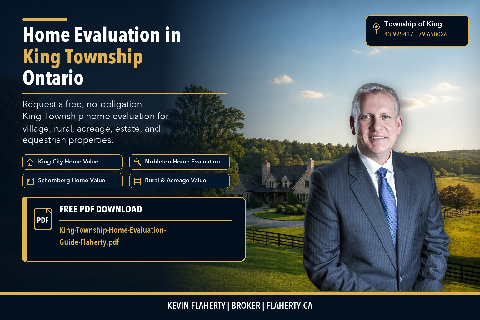 Home Evaluation in King Township Ontario guide image from the Flaherty Team