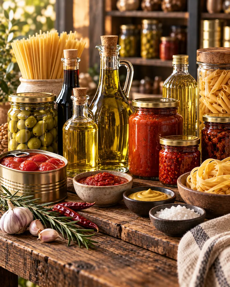 Huiles, sauces et essentiels du garde-manger