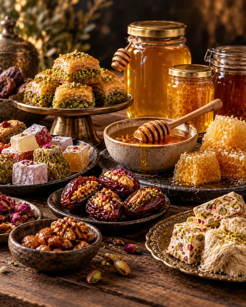 Miel, douceurs et produits alimentaires spécialisés