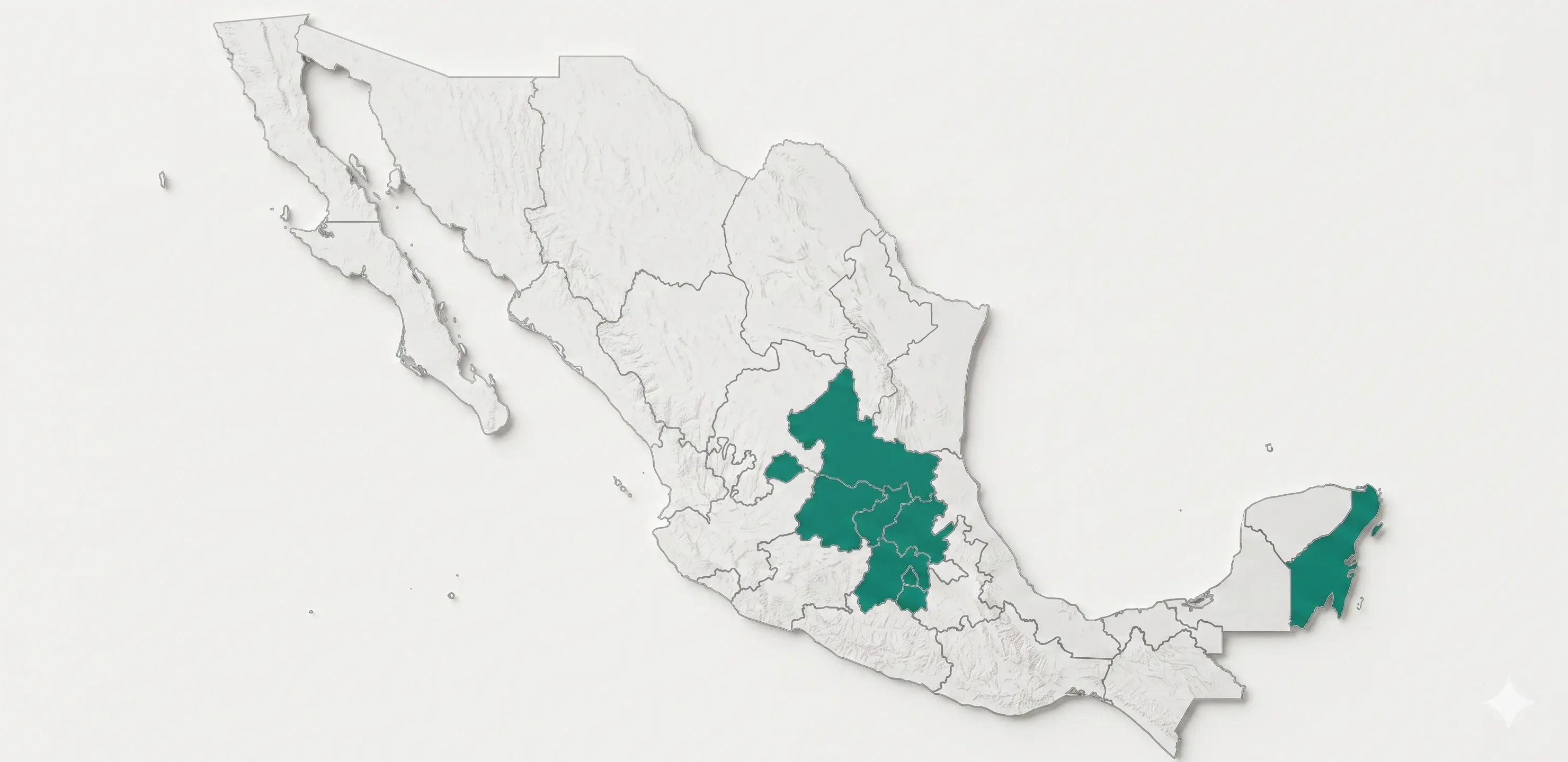 Mapa México Grupo Zenda