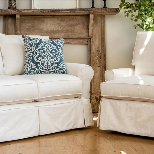 Slipcovered sofa collections