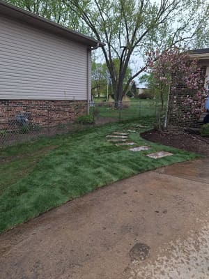 Brick patio in Mt.Prospect