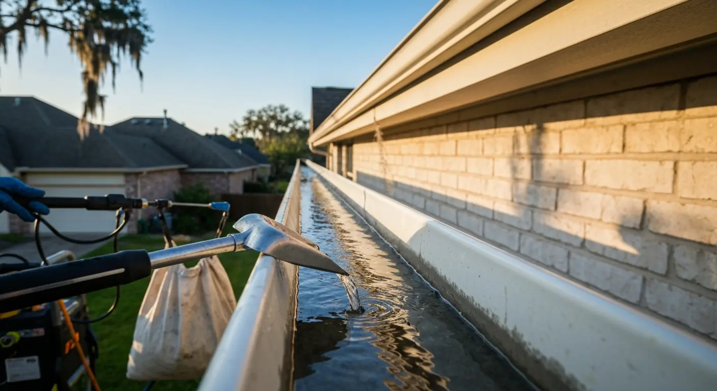Gutter cleaning service