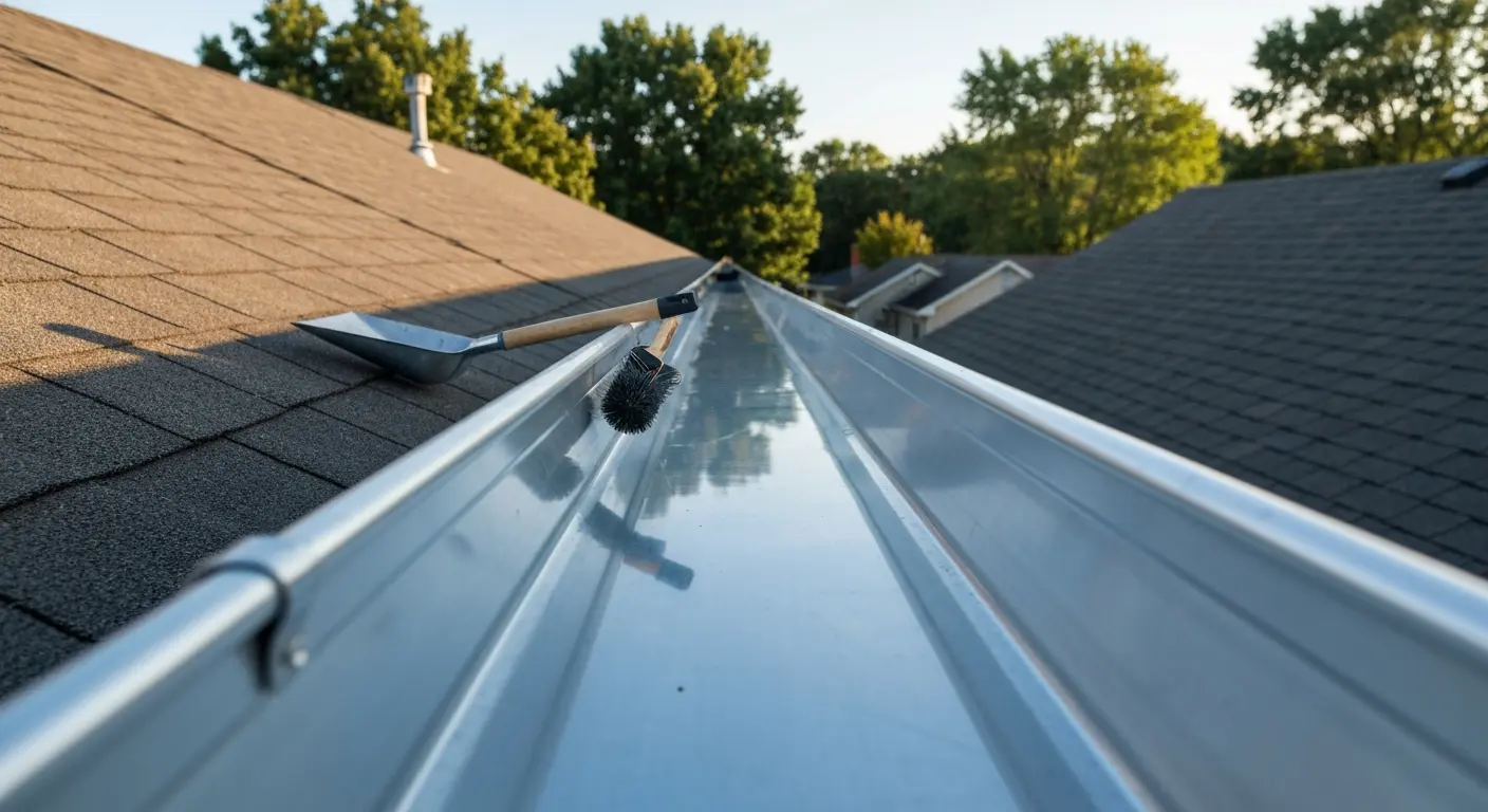 Professional gutter inspection