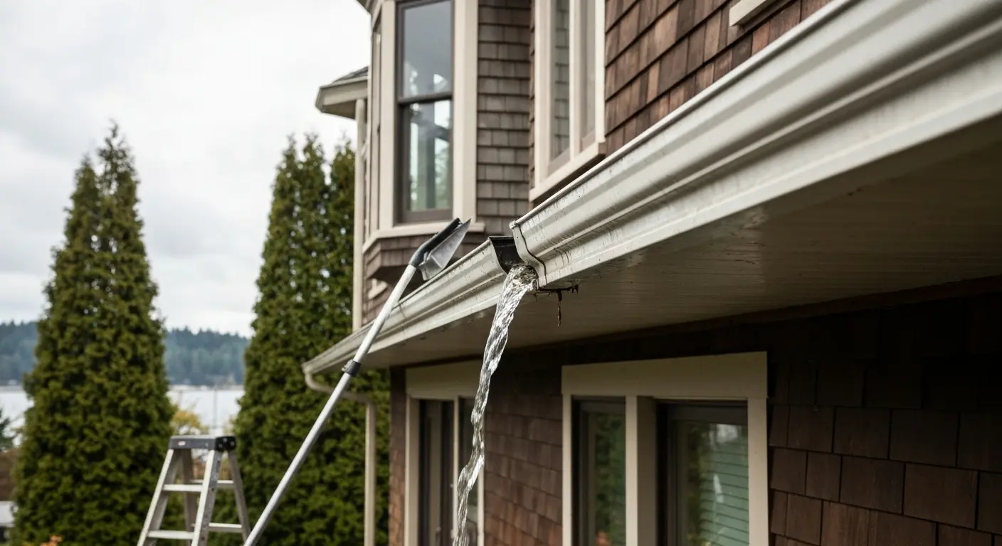 Gutter cleaning service