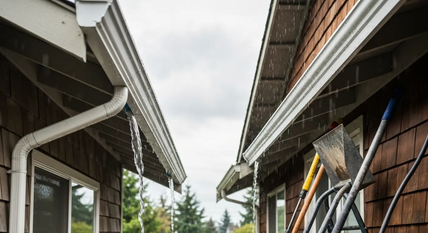 Gutter cleaning service