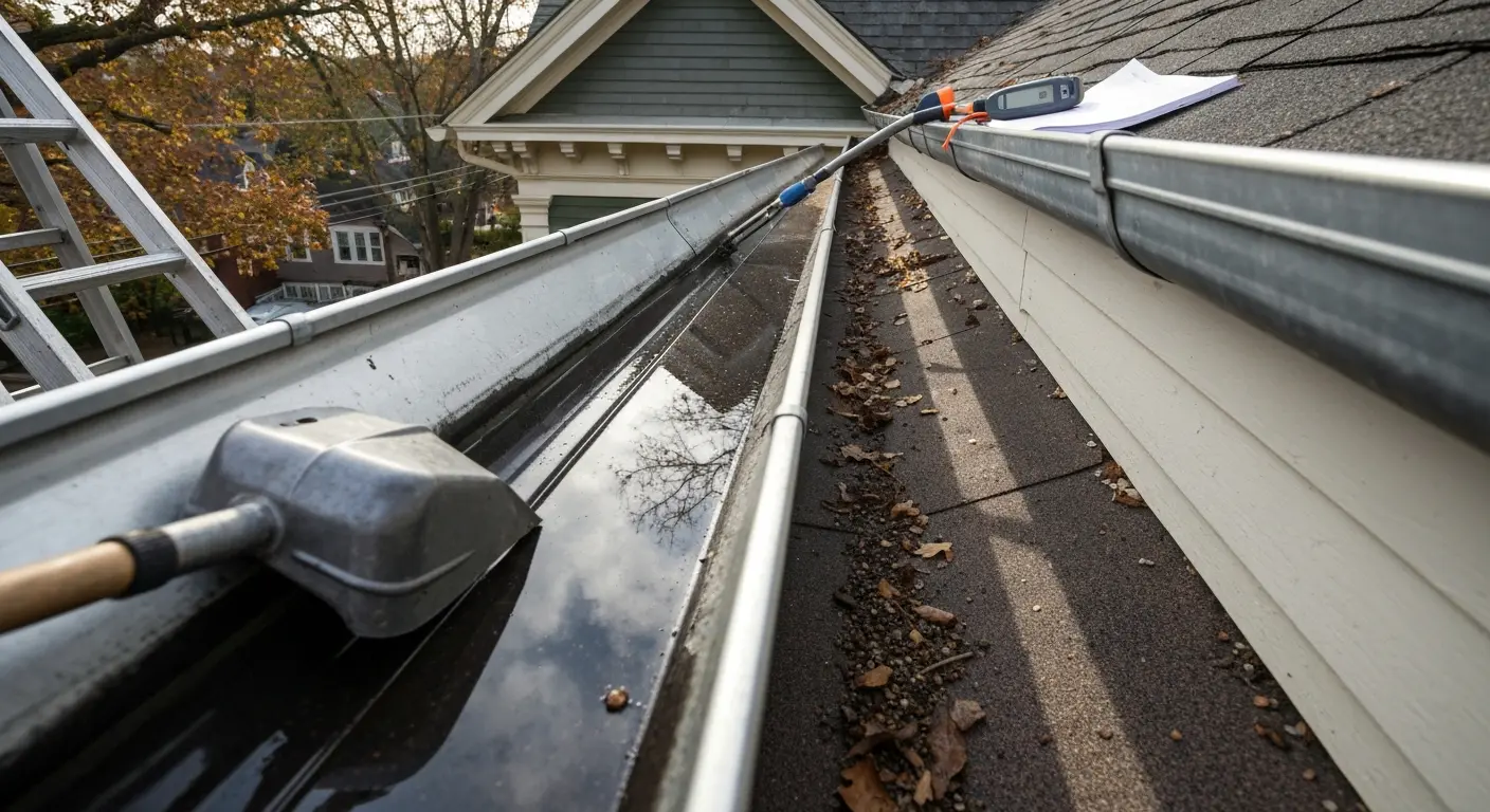 Gutter inspection in Mount Vernon