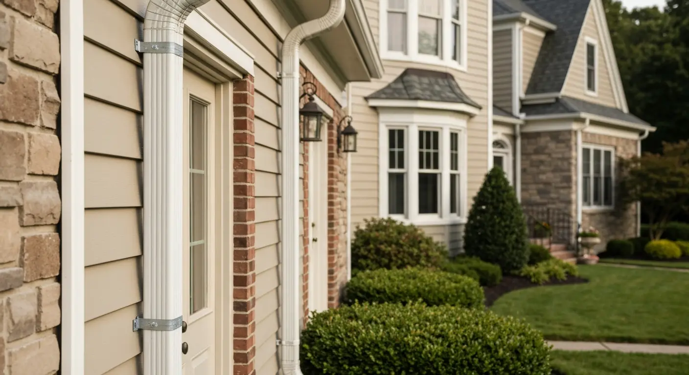 Seamless downspout installation