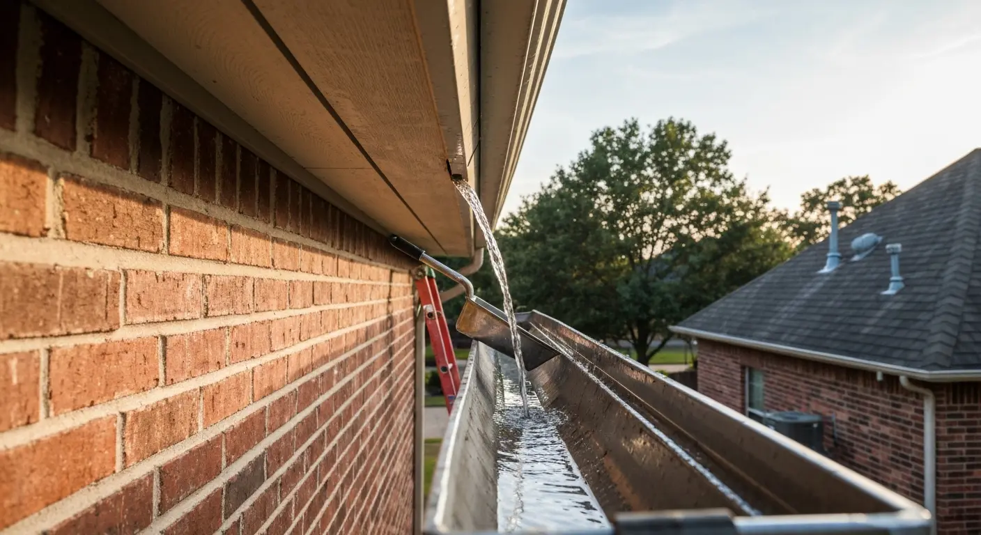 Gutter cleaning service