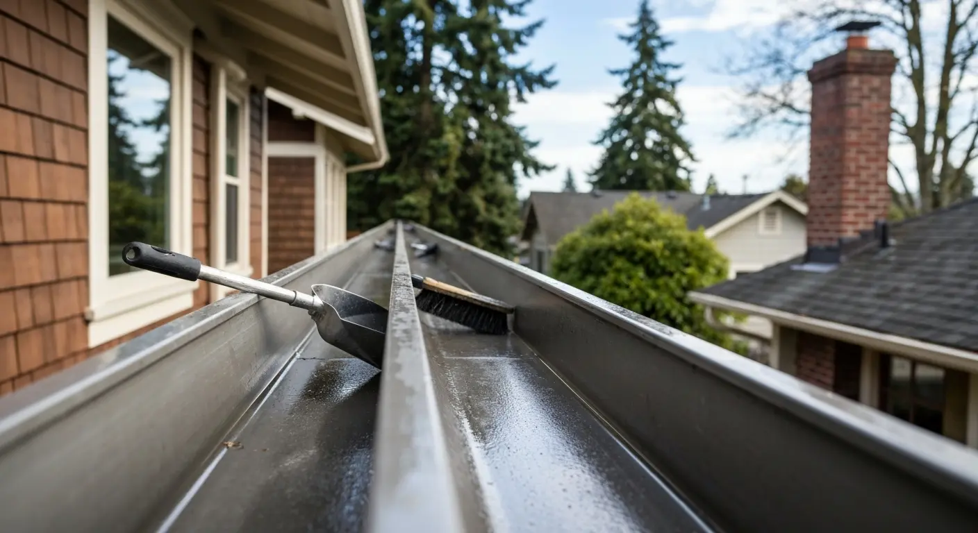 Gutter cleaning service
