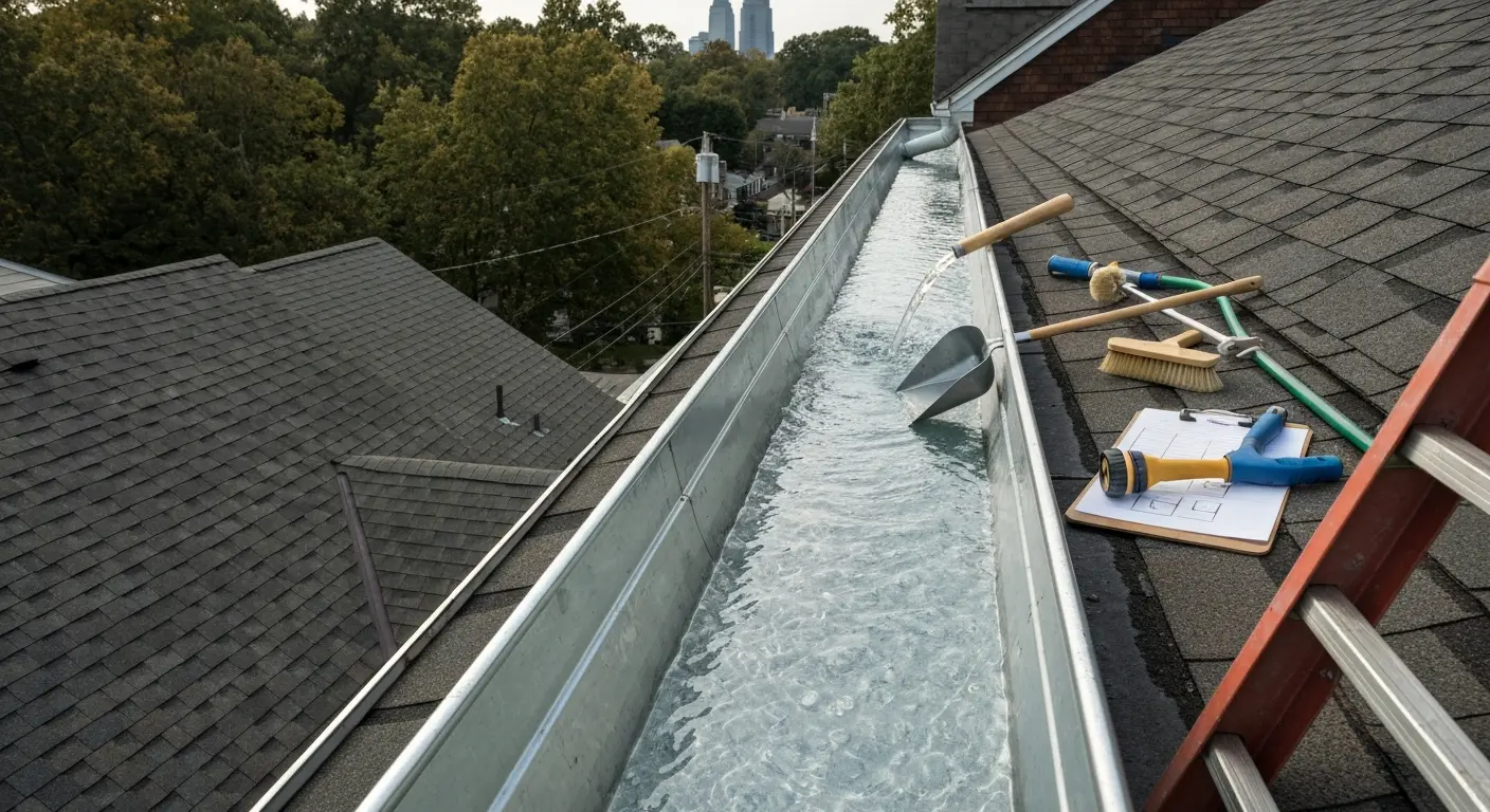 Gutter maintenance plan