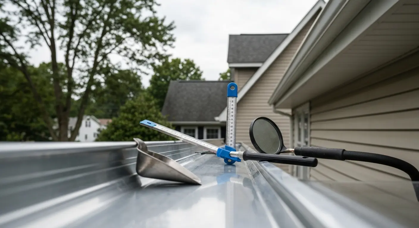 Gutter inspection process