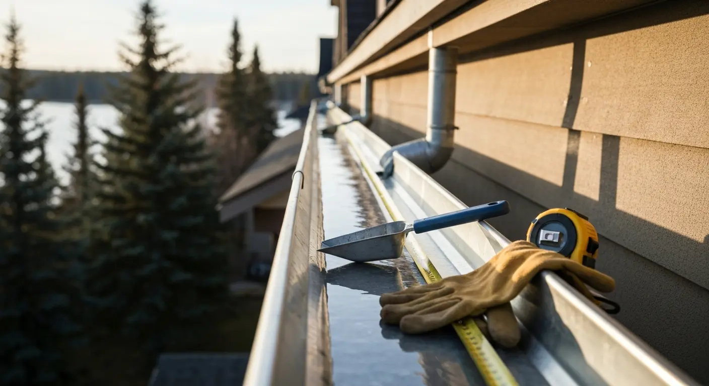 Gutter maintenance inspection