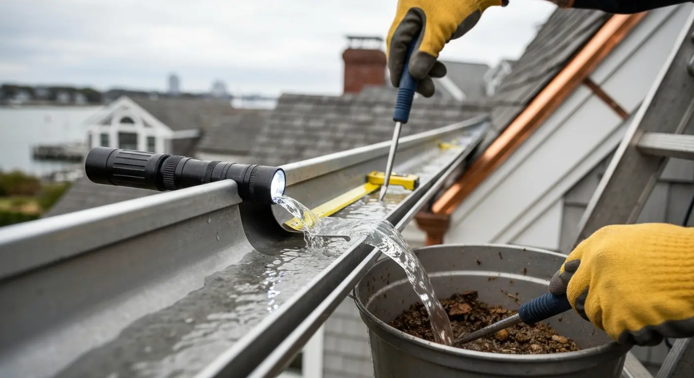 Gutter inspection service
