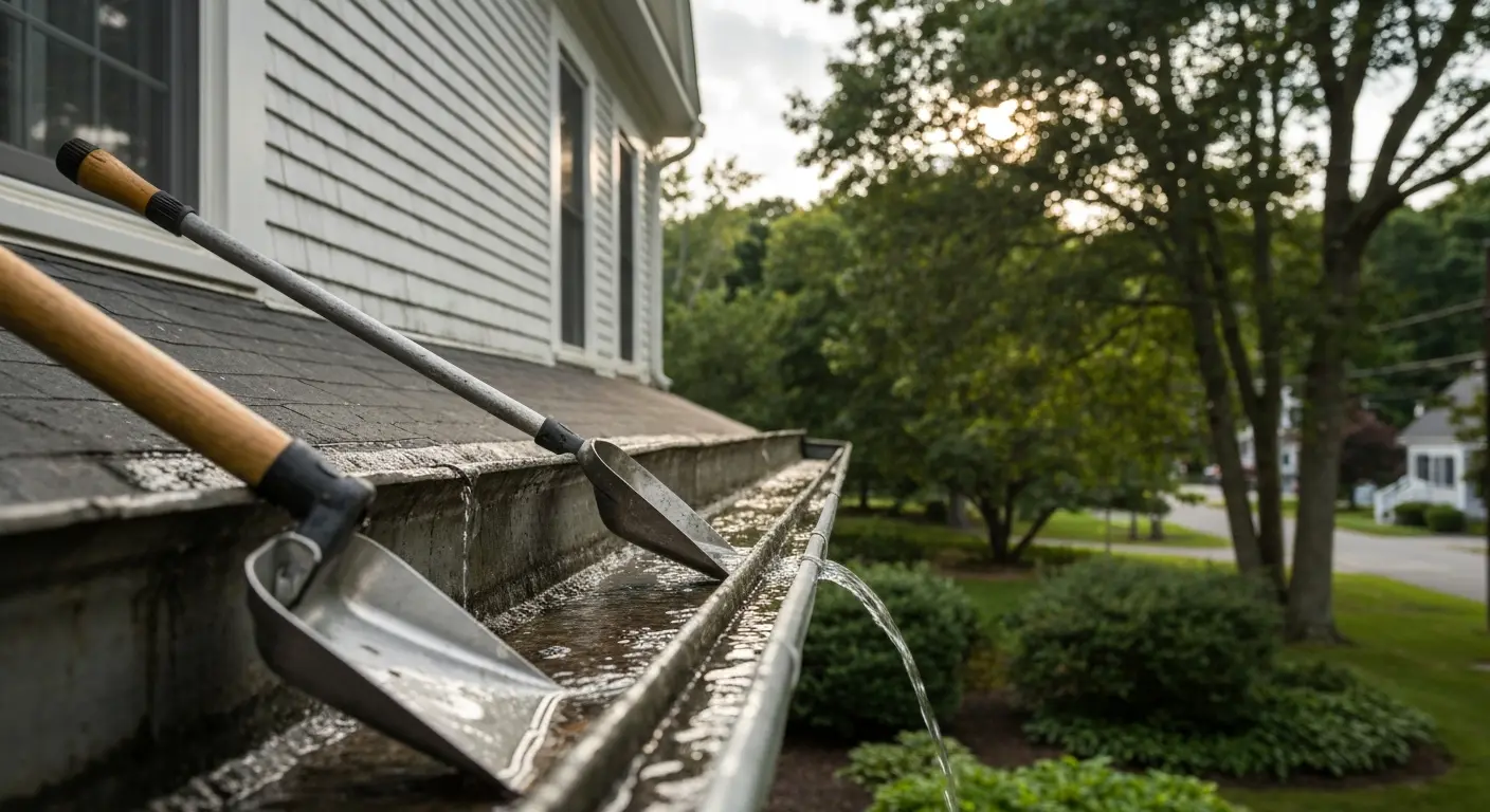 Gutter cleaning service