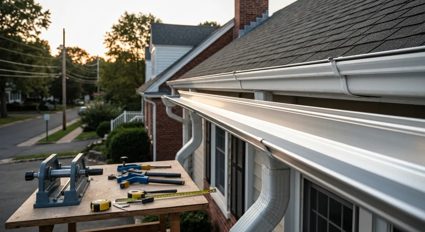 Seamless gutter installation in Mount Vernon