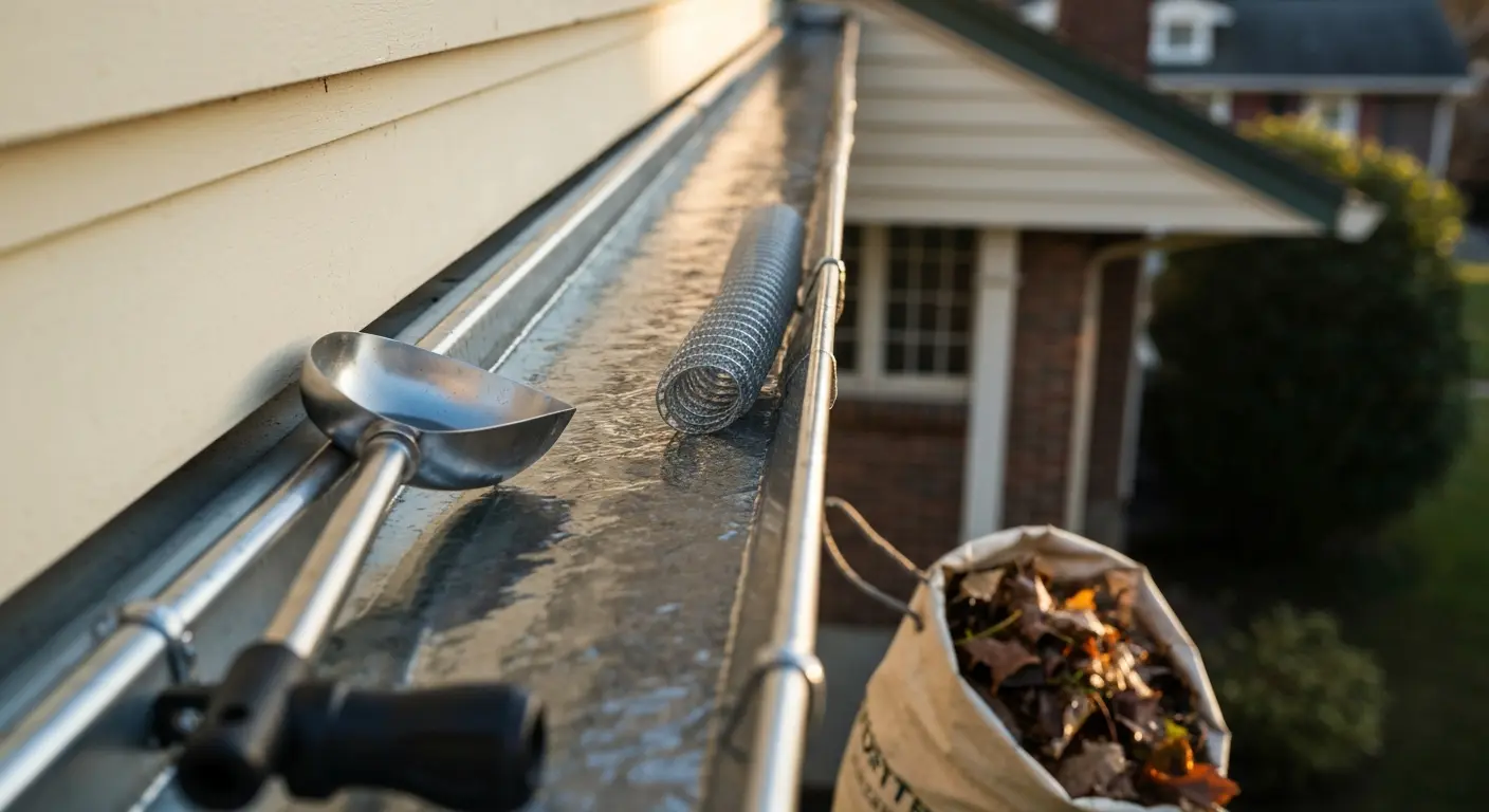 Gutter cleaning service