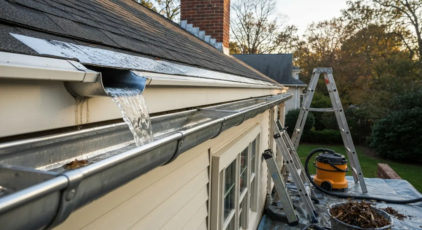 Gutter cleaning service