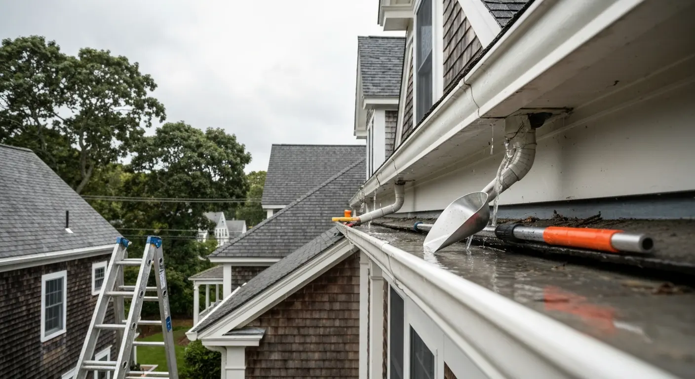 Gutter inspection near Fairhaven