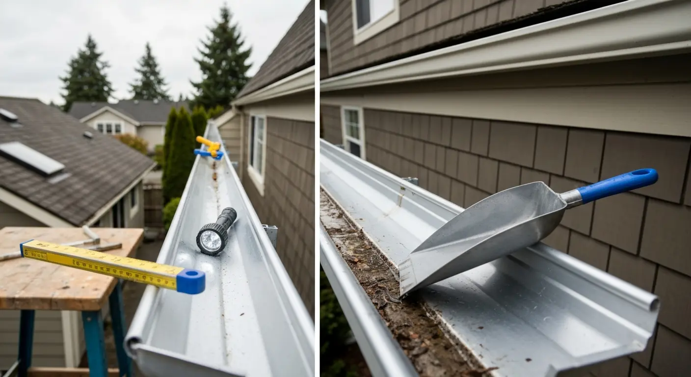 Gutter inspection in Mount Vernon