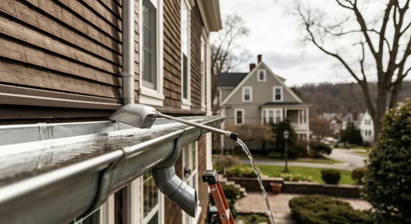 Gutter maintenance near downtown Mount Vernon