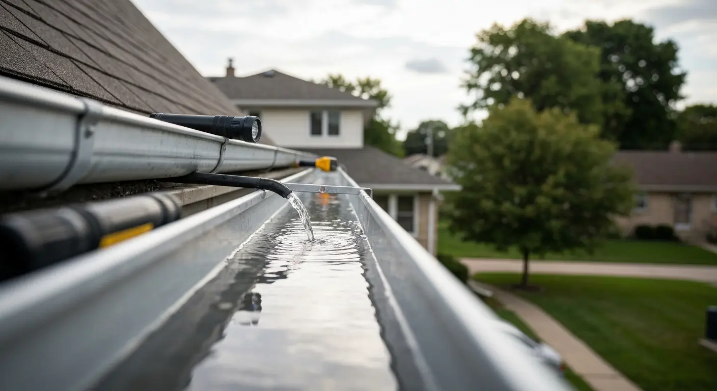 Gutter inspection service
