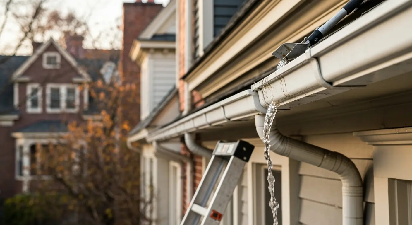 Gutter cleaning service