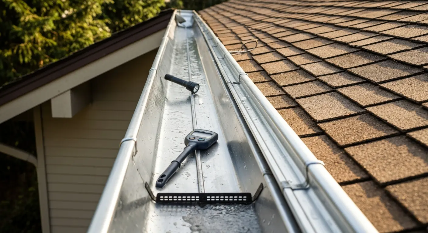 Gutter system inspection