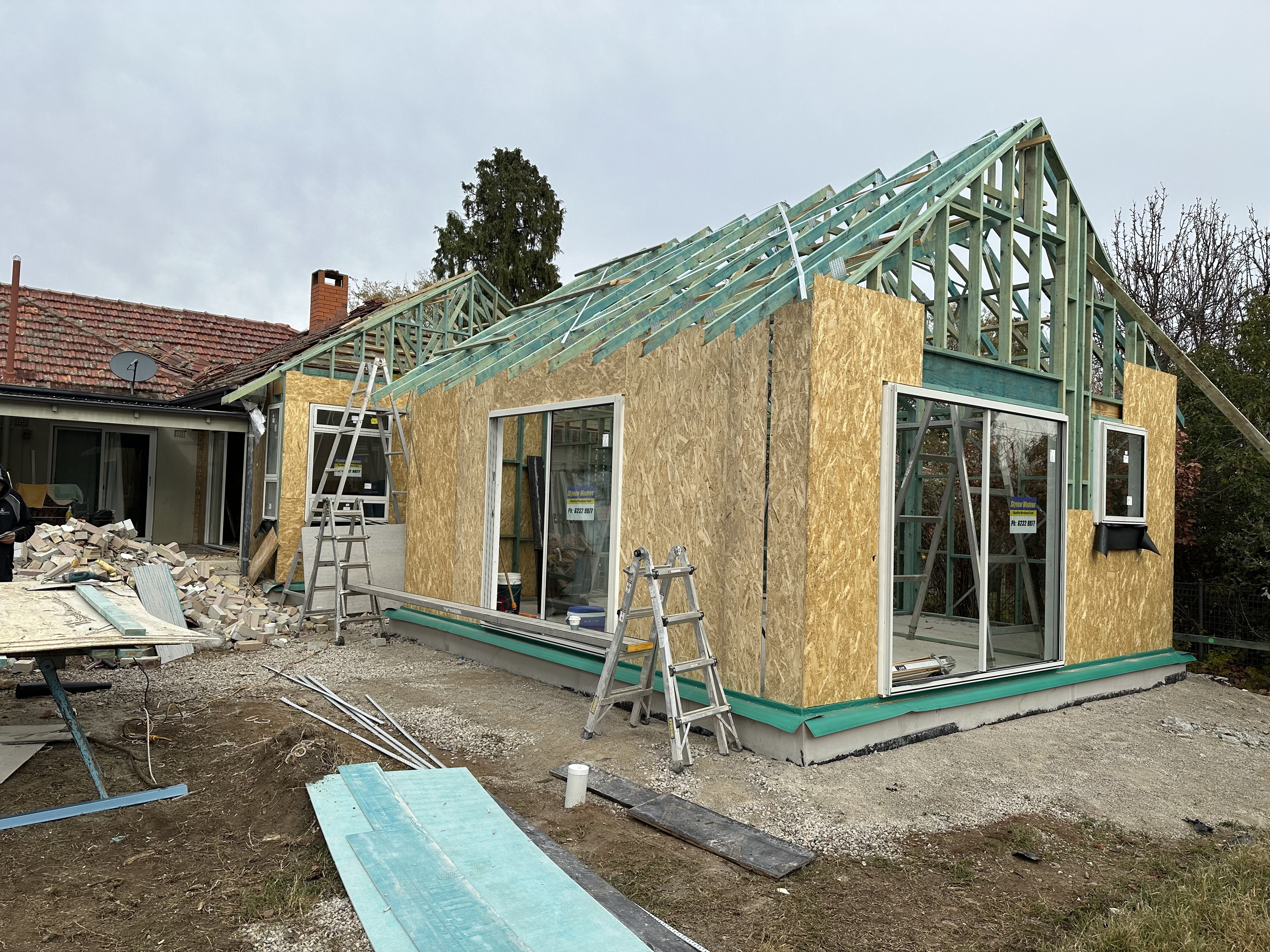 Ainslie bedroom wing extension, June 2025