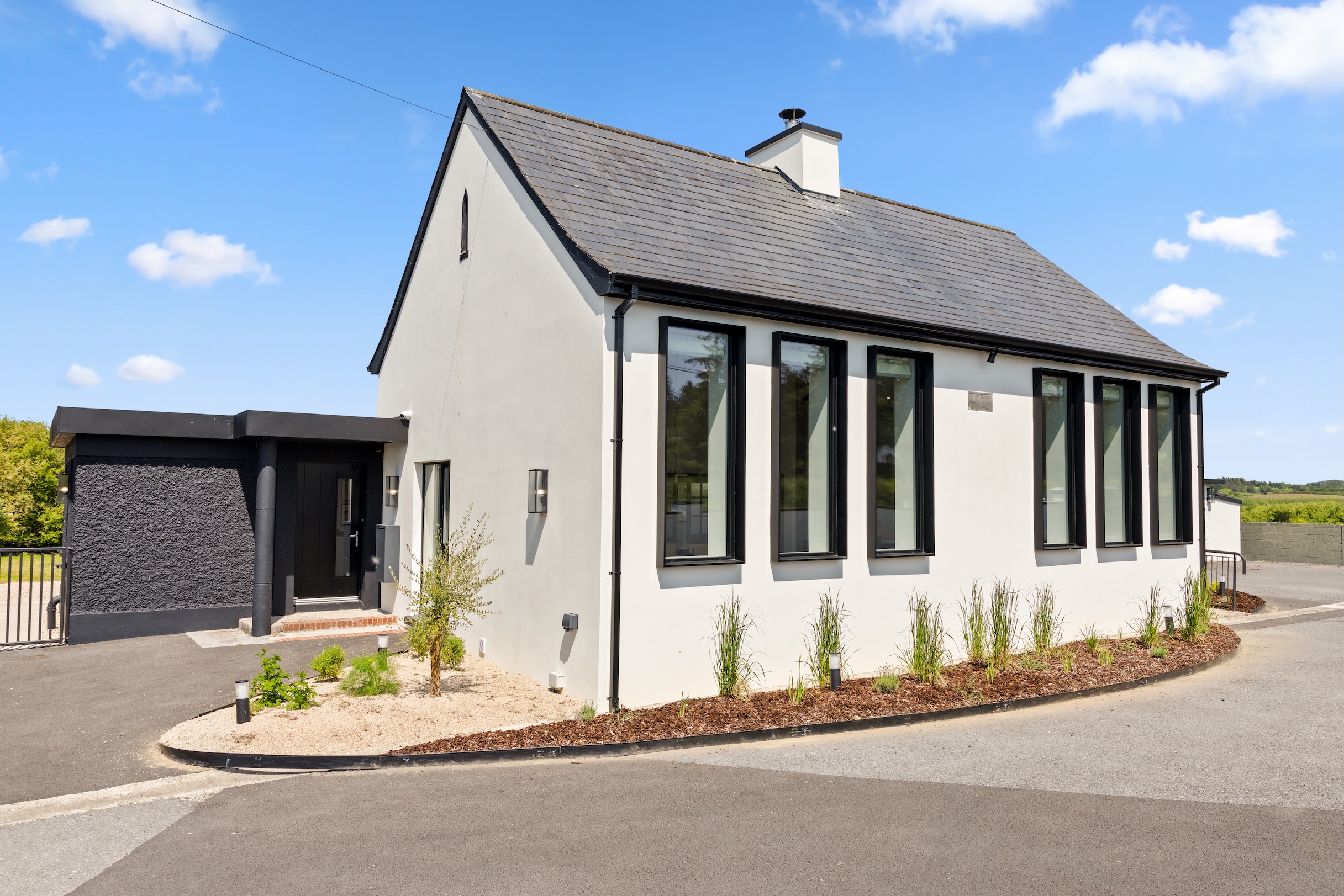 The Schoolhouse exterior facade in Tullycrine, Co. Clare, Ireland
