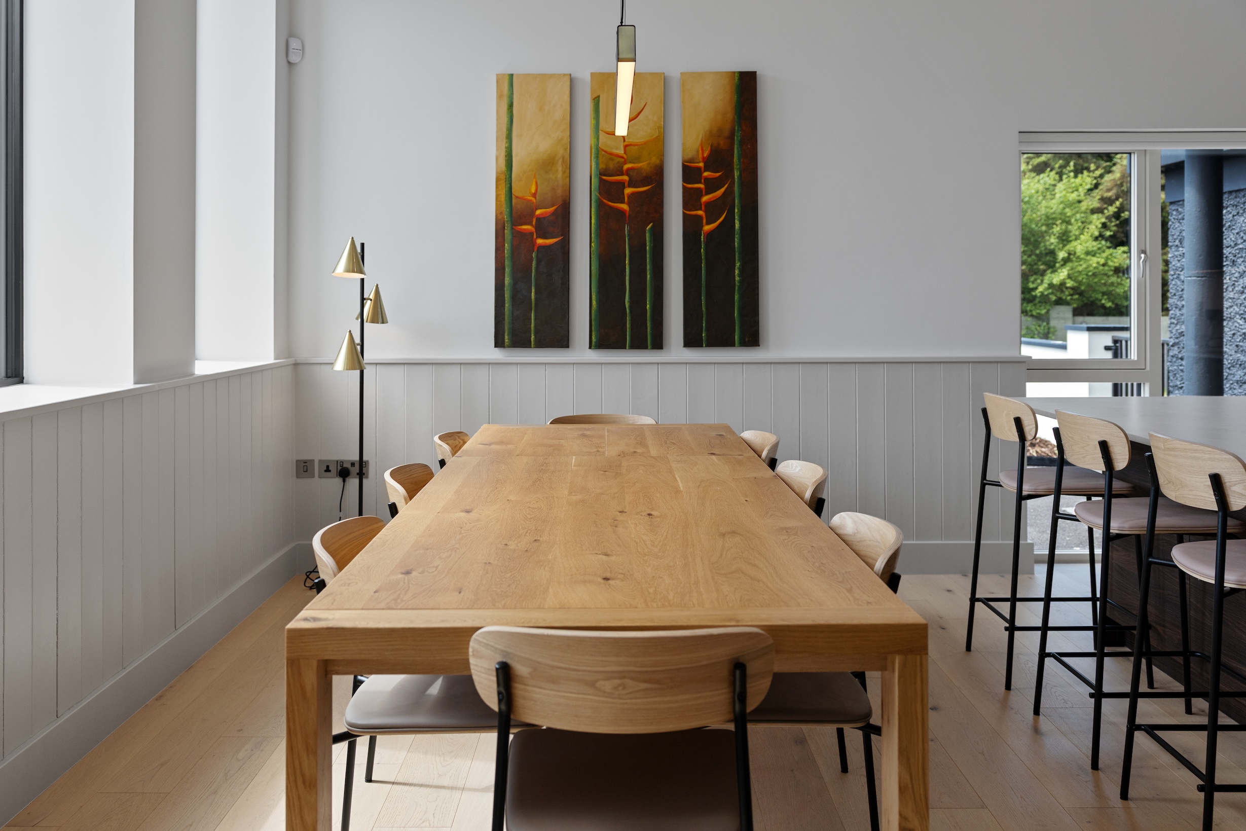 Dining room at The Schoolhouse, County Clare Ireland