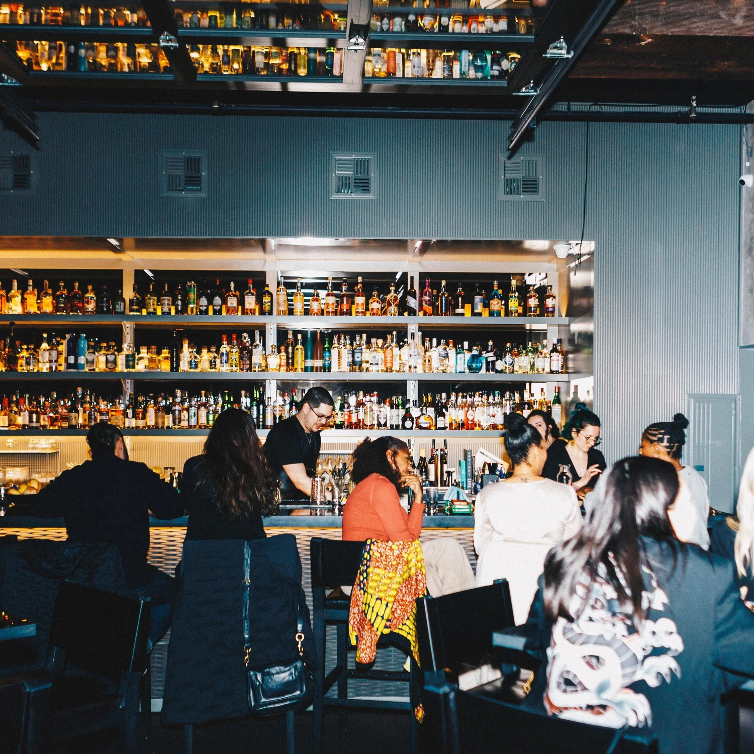 The 300-bottle back bar