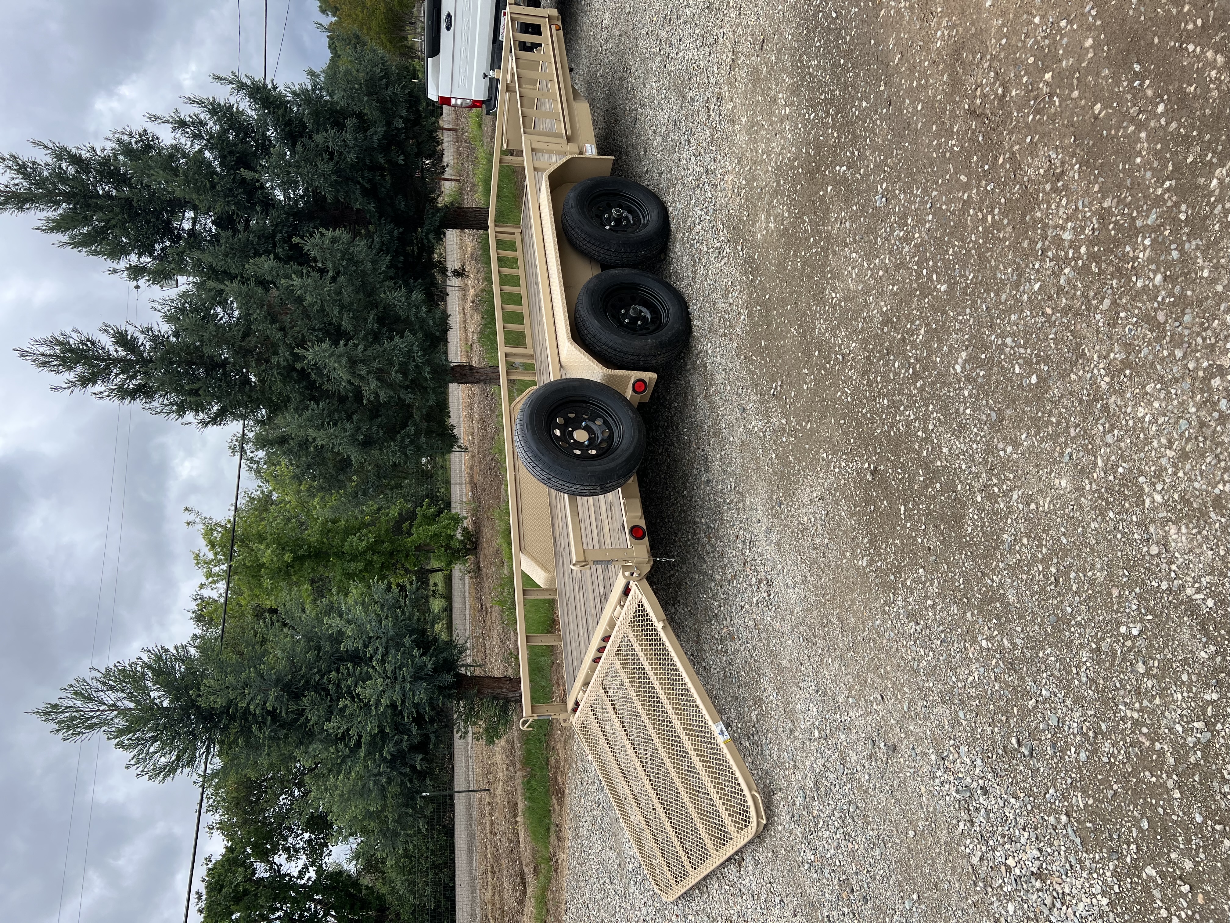 Trailers ready to rent at JWC Trailer Rental in Cottonwood, CA