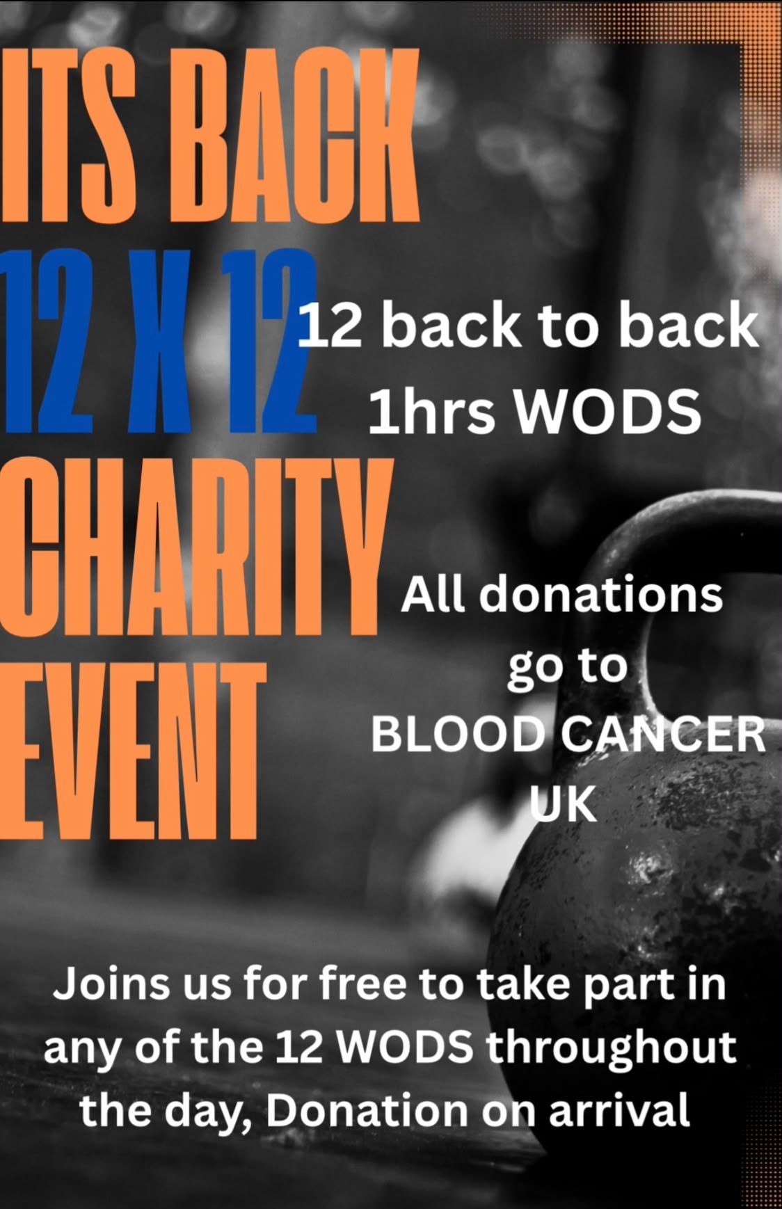 12hrs WOD Charity Event
